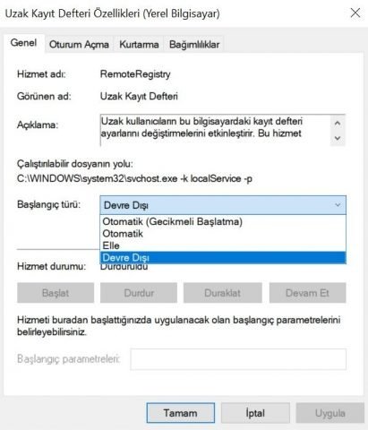 Windows 10 Gereksiz Servislerin Kapatılması - Resimli Anlatım