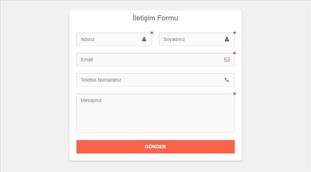 MVC 5 ile İletişim-Mail Formunun Tanımlanması ve Çalıştırılması