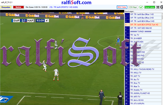 ralfi_Iptv_v2.1 Download - Bedava Iptv ile Birlikte